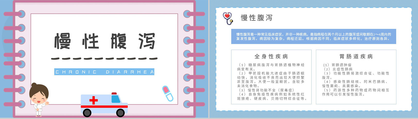 夏季腹泻的症状及治疗方法介绍居民疾病预防措施学习PPT模板-5