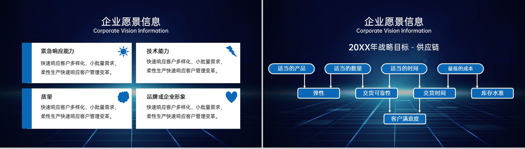 蓝色科技商务风全国供应商大会客户答谢会颁奖典礼PPT模板-6