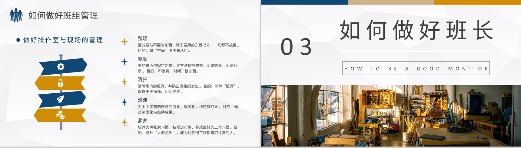 班组管理核心内容总结培训团队管理的不足与改进方法介绍PPT模板-7
