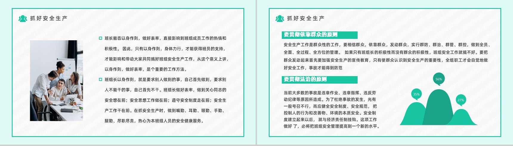 简约风公司五型班组建设培训职场团队沟通合作通用PPT模板-3