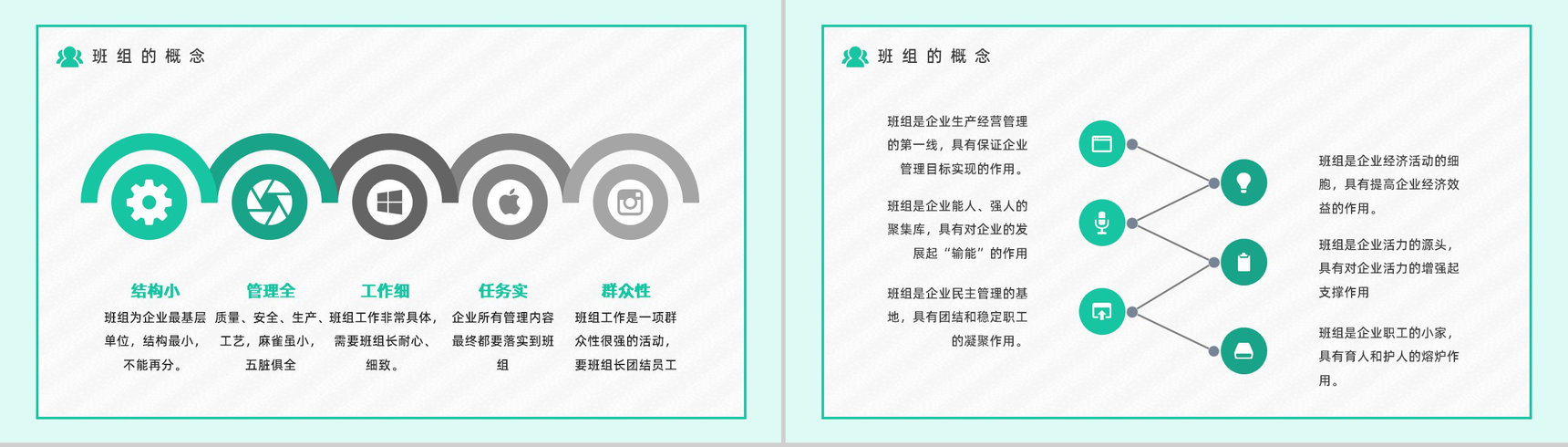 简约风公司五型班组建设培训职场团队沟通合作通用PPT模板-12