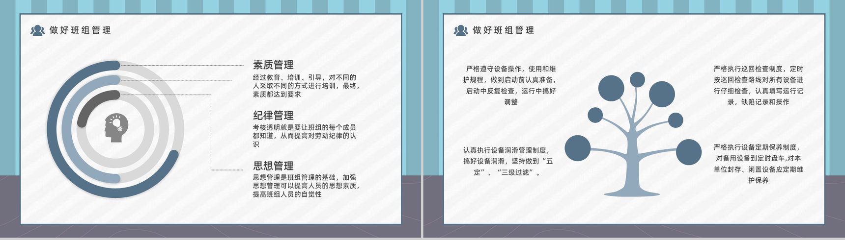 简约团队建设班组管理知识培训企业新员工入职技能学习PPT模板-3