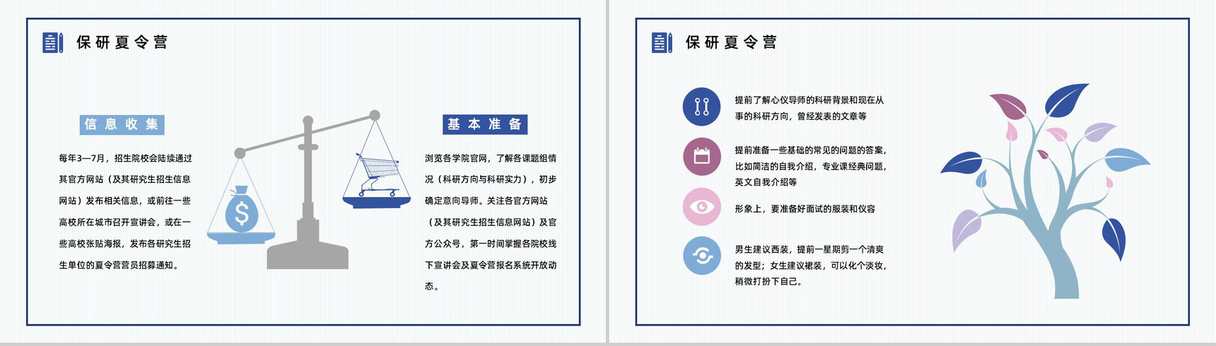 大学生保研经验交流分享考研具体内容介绍讲座通用PPT模板-4