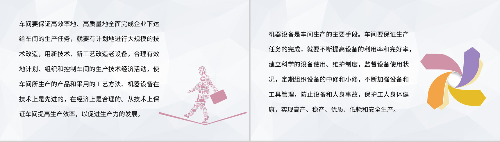 工厂车间现场生产线管理流程生产车间安全管理通用PPT模板-4