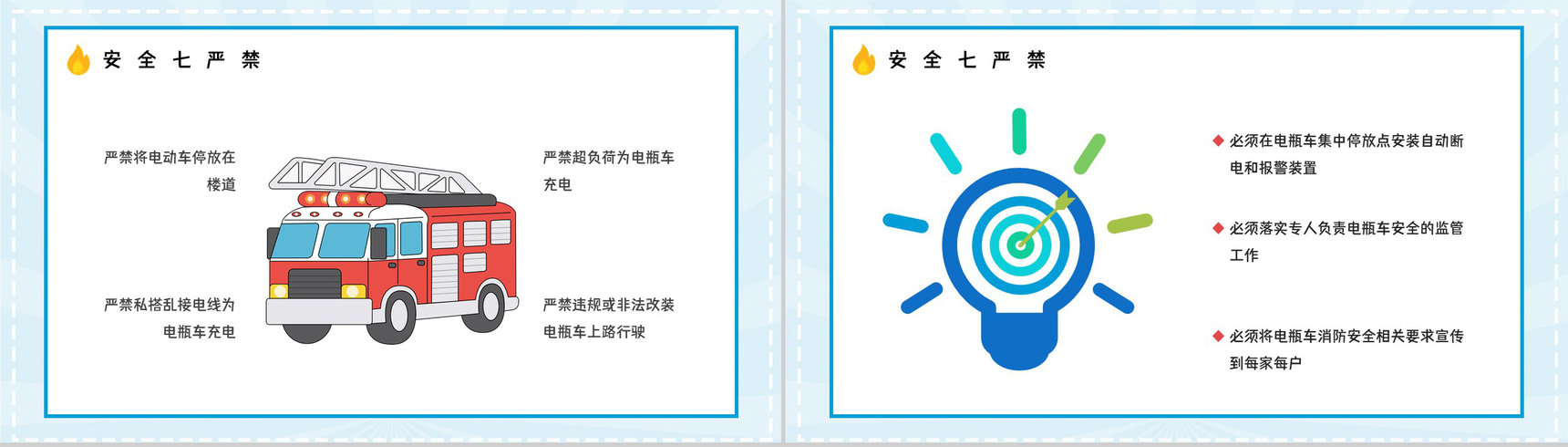 电动车火灾事故预防和遏制公共安全管理规范电瓶车停放充电教育讲座PPT模板-6