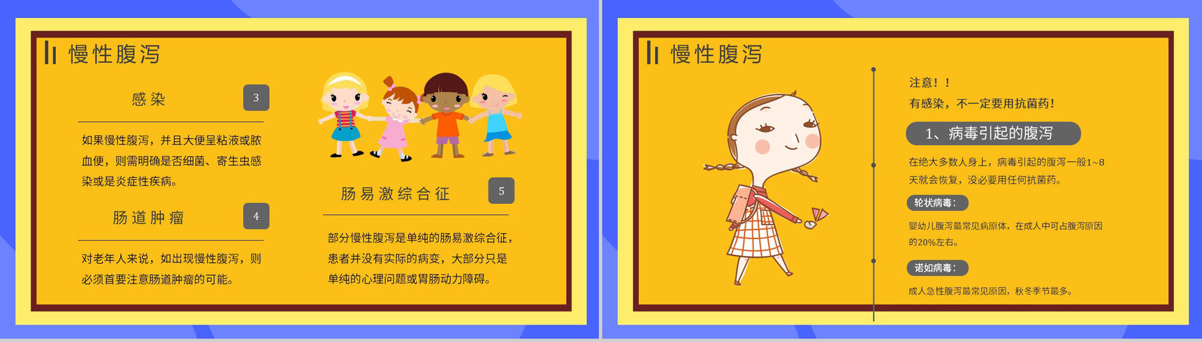 夏季腹泻预防知识健康宣传原因及防护治疗方法PPT模板-11