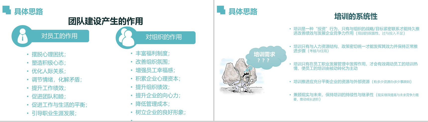 简约商务风人事行政部门年度总结计划PPT模板-10