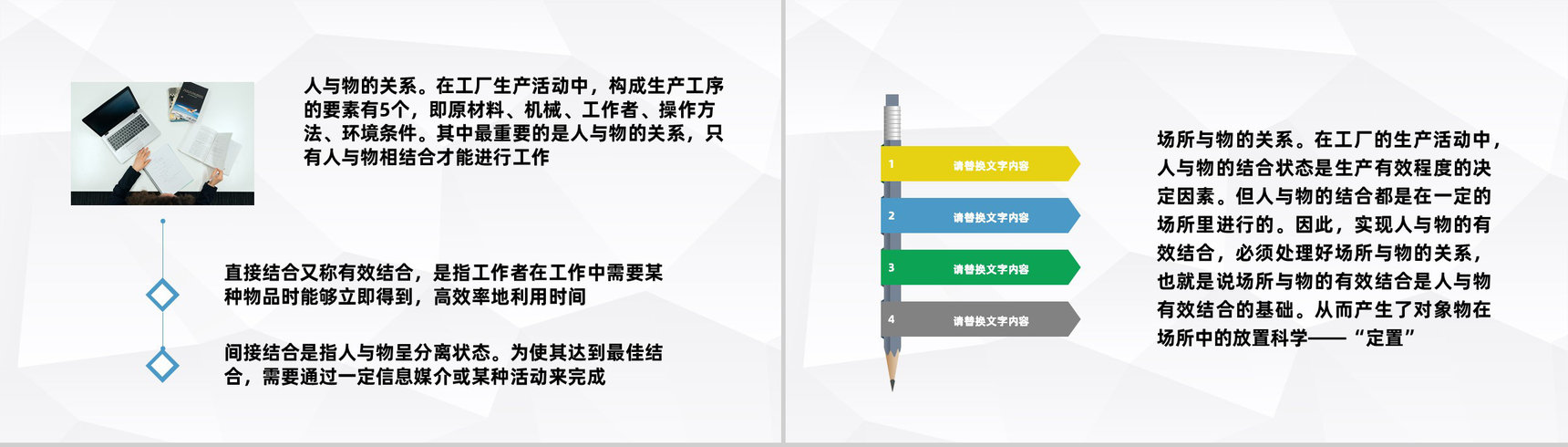 公司办公室定置管理培训计划企业定置管理的三定原则学习PPT模板-7