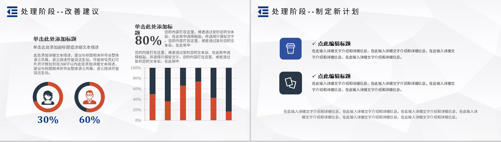 PDCA管理循环的四个阶段案例分析PDCA模型医护管理PPT模板-16