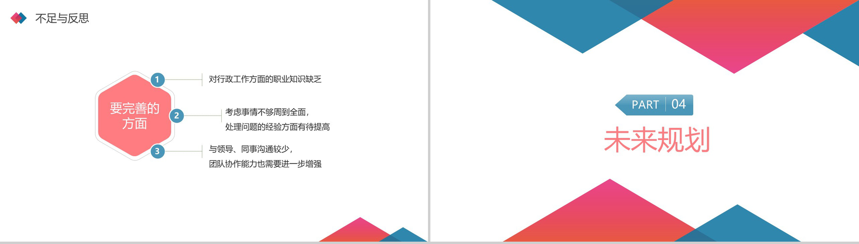 行政助理工作总结转正述职报告PPT模板-8