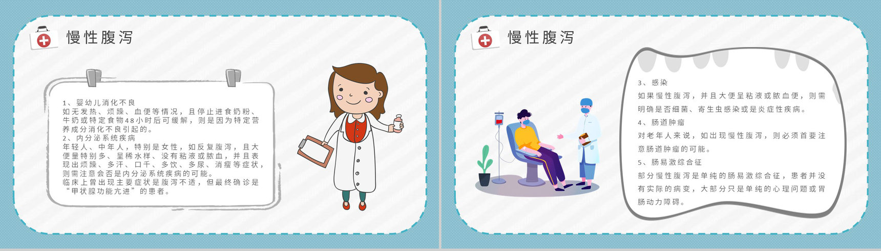 医疗健康知识宣传培训讲座夏季腹泻预防措施总结PPT模板-6