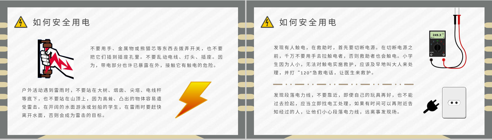 用电安全知识顺口溜学习企业安全用电知识宣传培训PPT模板-4