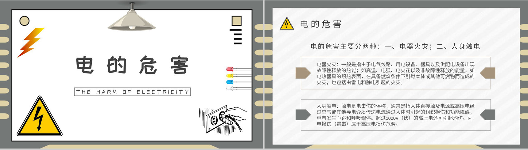 用电安全知识顺口溜学习企业安全用电知识宣传培训PPT模板-5