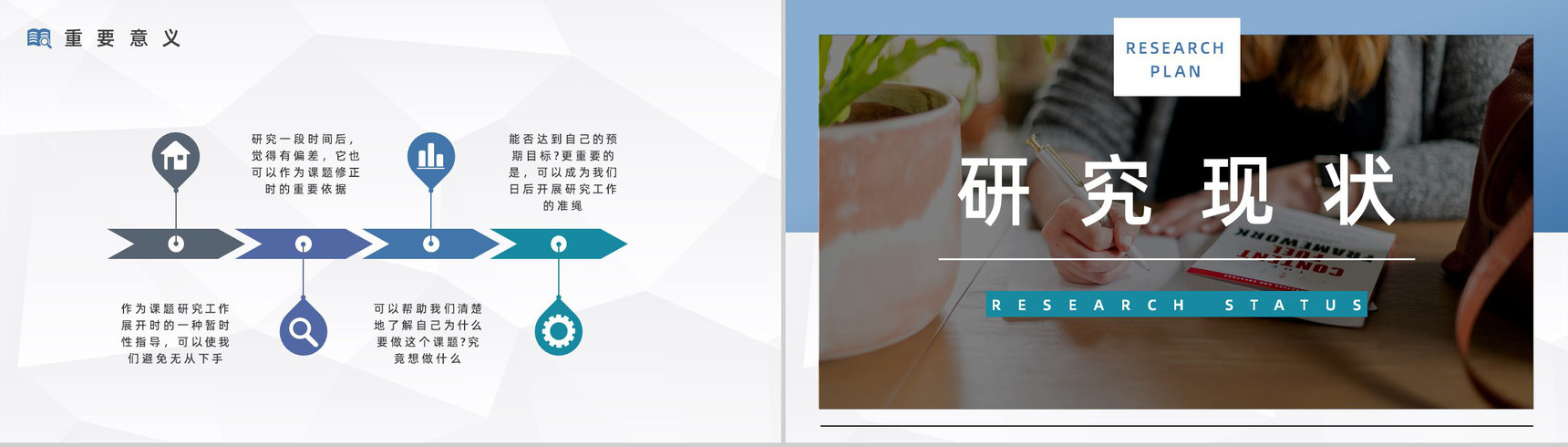 个人课题项目研究计划探讨团队项目分析学术研讨知识讲座PPT模板-4