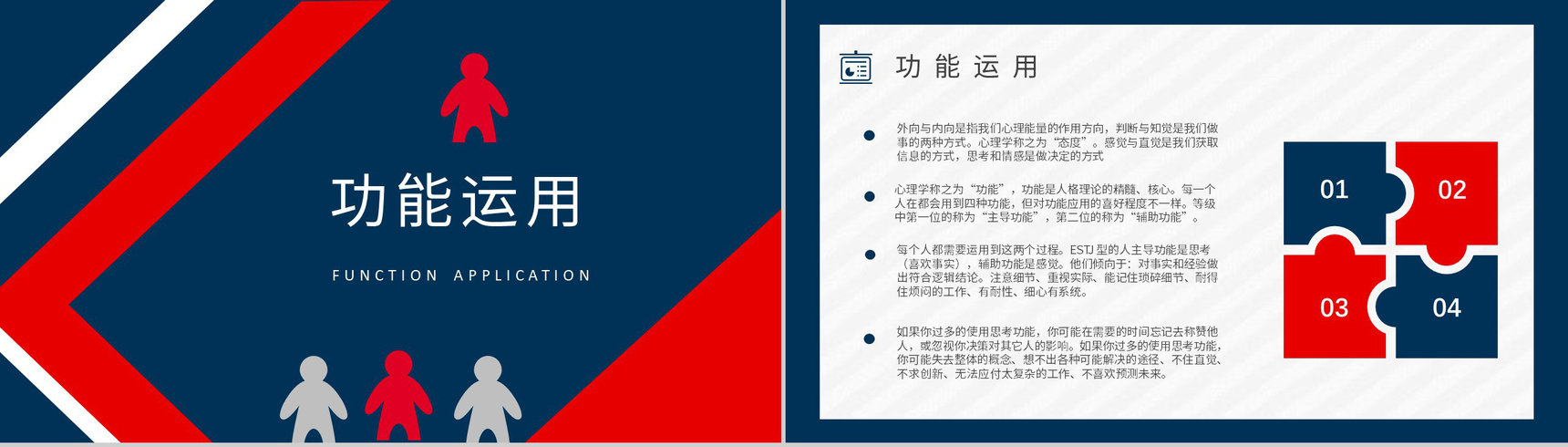 MBTI性格分析--ESTJ个性特征描述职业领域建议工作中的优劣势PPT模板-5