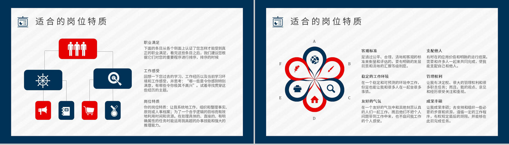 MBTI性格分析--ESTJ个性特征描述职业领域建议工作中的优劣势PPT模板-9