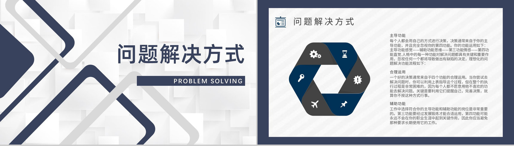MBTI性格分析--ESTJ工作中的优劣势个性特征描述职业领域建议PPT模板-6