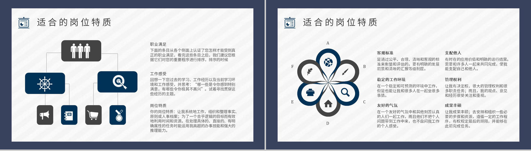 MBTI性格分析--ESTJ工作中的优劣势个性特征描述职业领域建议PPT模板-9