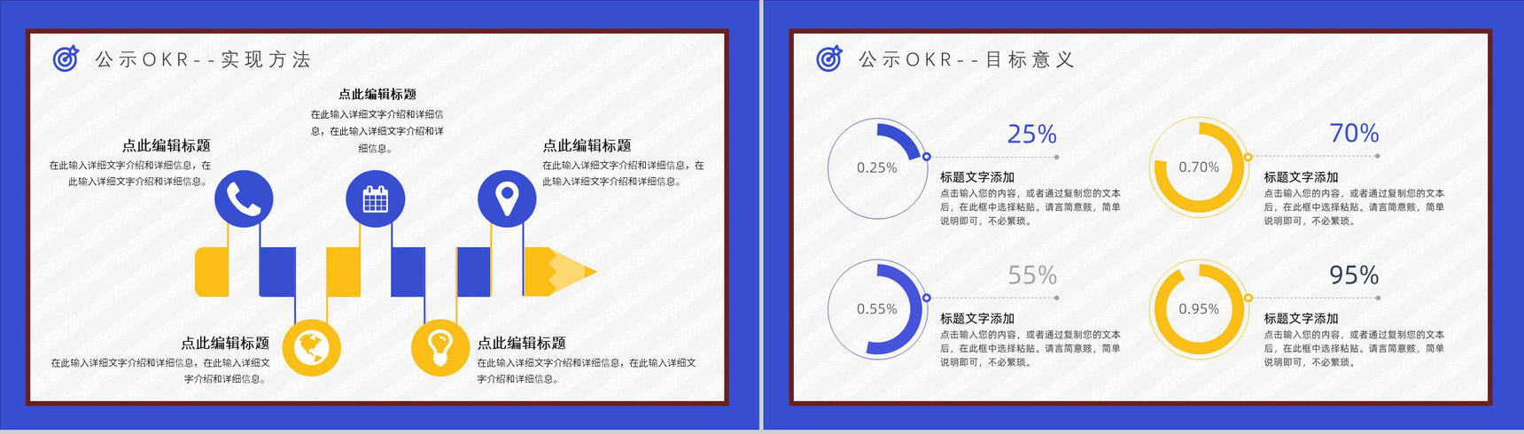 公司员工工作方法个人OKR目标制定培训协作学习讲座PPT模板-9