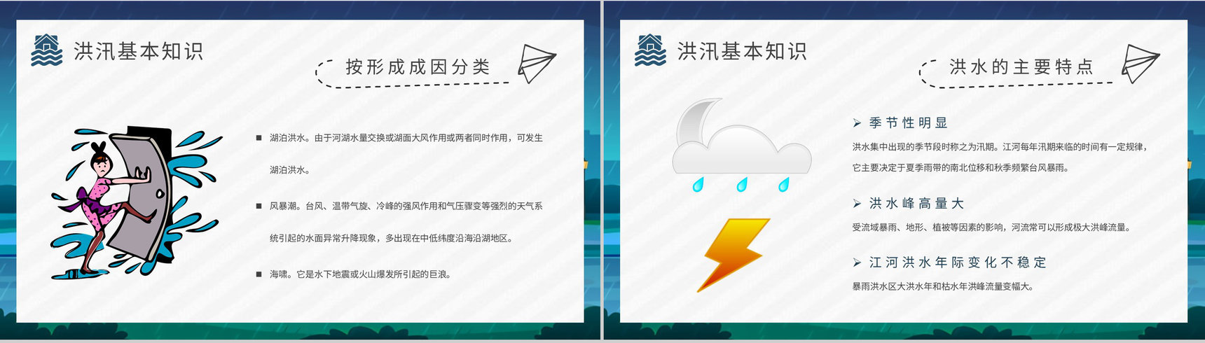 防洪防汛应急演练方案雨季洪汛预防措施培训学习PPT模板-5
