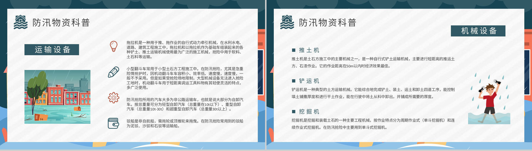 社区居民雨季洪汛安全自救知识普及防洪防汛的措施和方法培训PPT模板-9