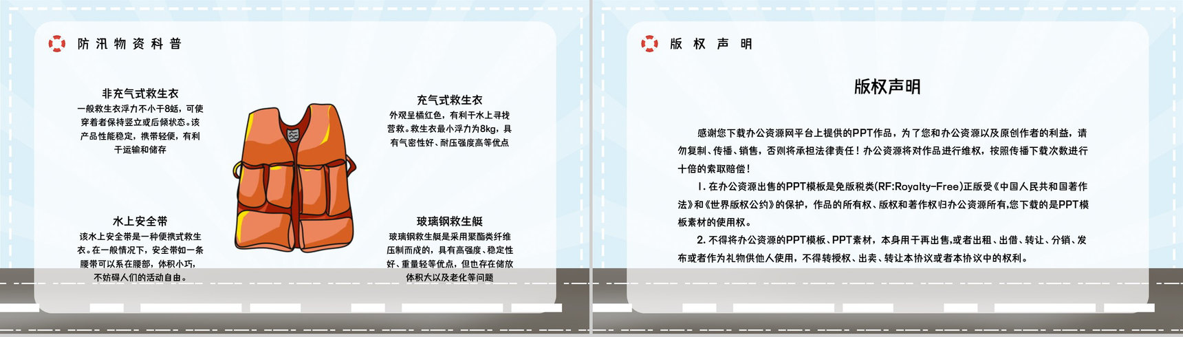 防洪防汛防暴雨应急预案安全知识培训自然灾害安全常识PPT模板-10
