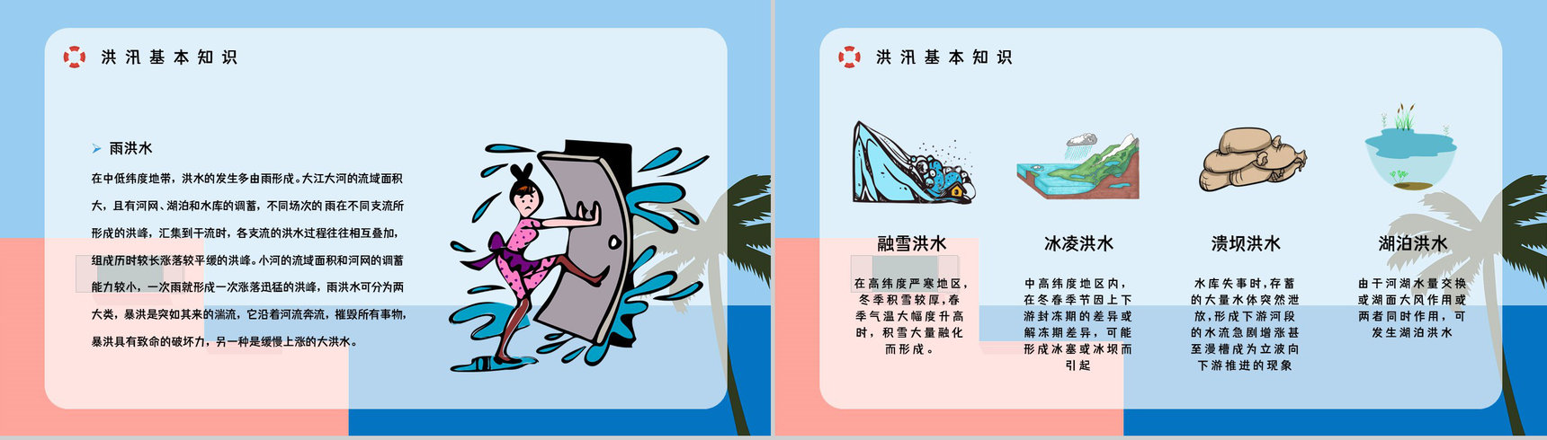 雨季防洪防汛的方法措施学习夏季极端天气自然灾害预防应急知识培训讲座PPT模板-5