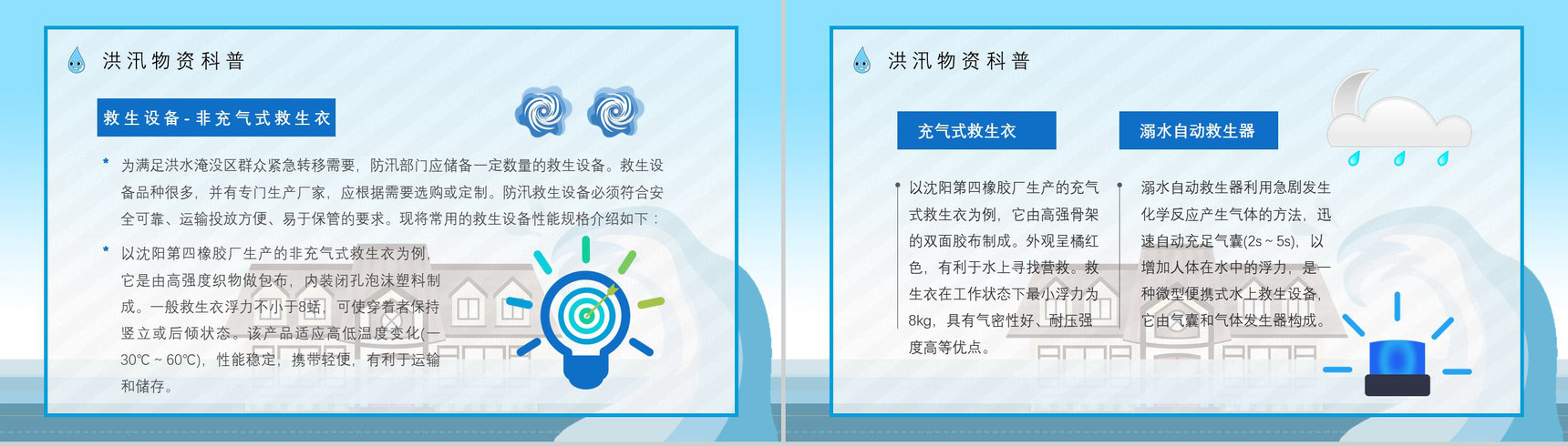 防洪防汛安全小知识普及中小学生校园培训安全教育讲座心得PPT模板-11