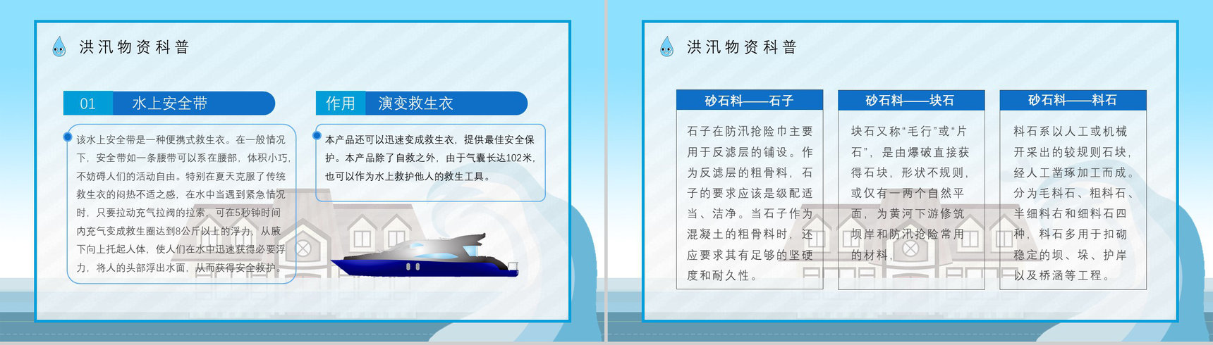 防洪防汛安全小知识普及中小学生校园培训安全教育讲座心得PPT模板-12