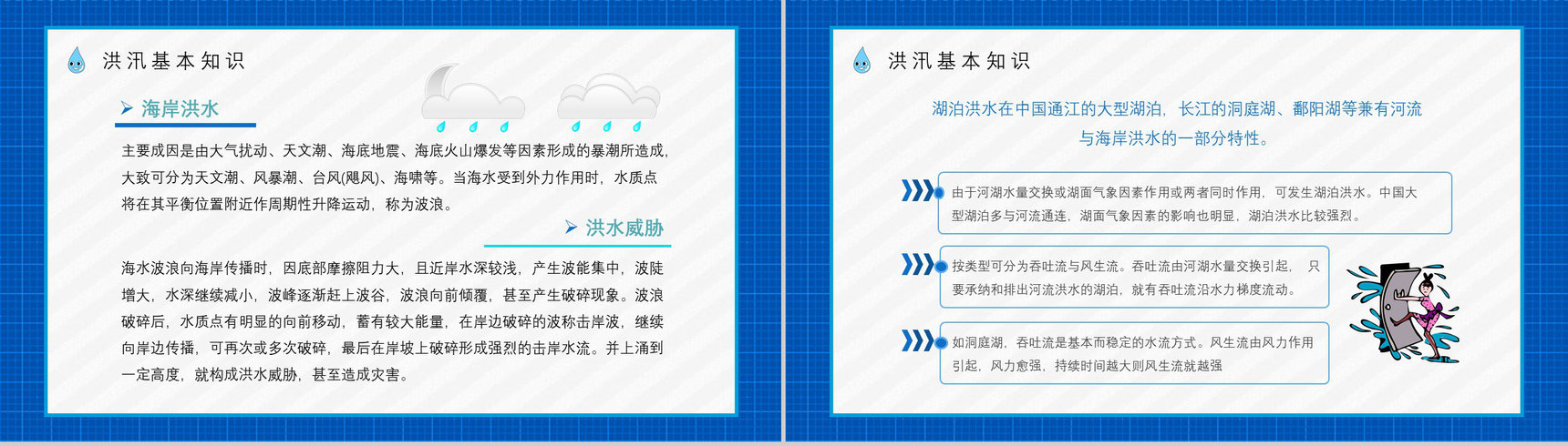 社区居民雨季防洪防汛的措施和方法培训与安全自救知识普及PPT模板-4