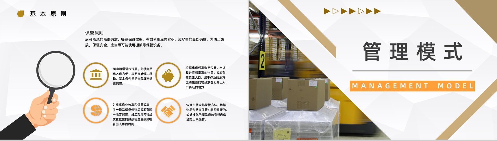 智能物流仓储仓库管理运输行业仓库管理方案制度实施情况总结PPT模板-7