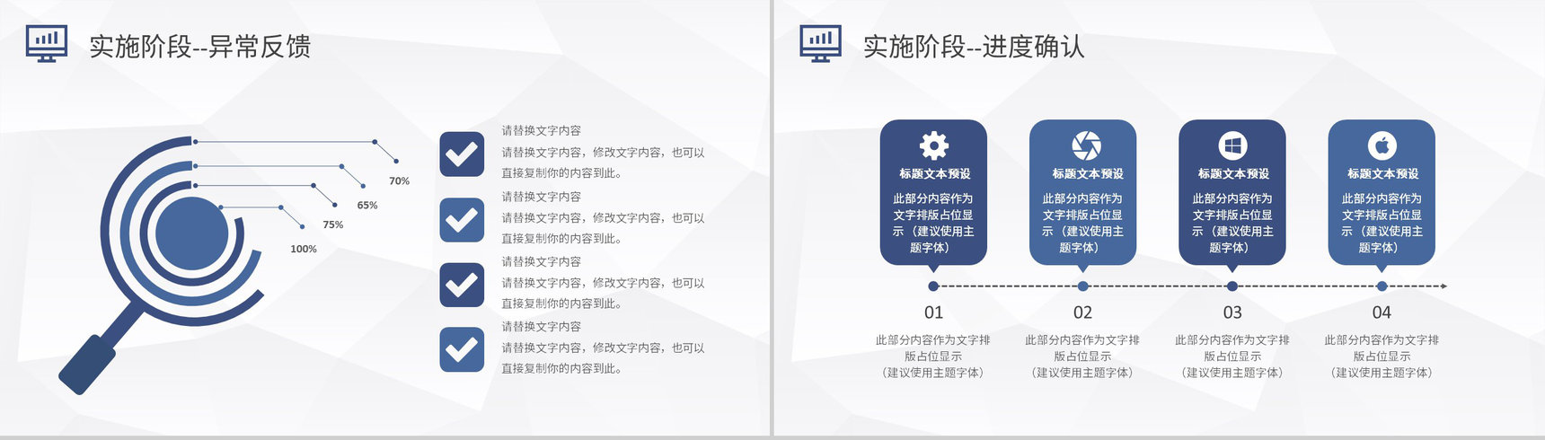 PDCA管理循环工作方法培训全面质量管理计划方案PPT模板-12