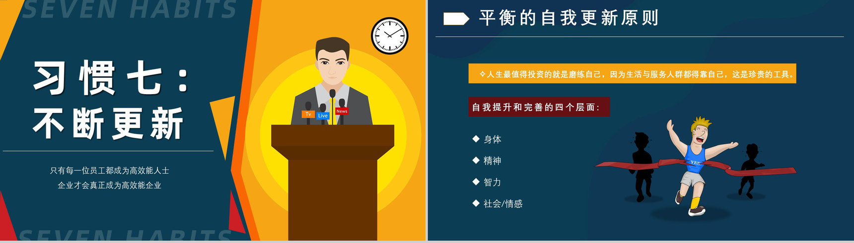 读书心得体会交流美国著名博士史蒂芬柯维《高效能人士的七个习惯》PPT模板-17