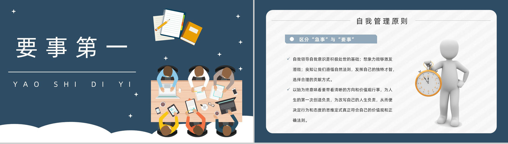 史蒂芬柯维代表作《高效能人士的七个习惯》企业教育培训图书阅读通用PPT模板-11