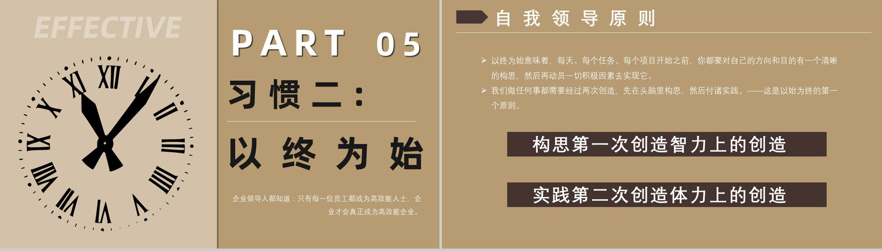 进阶版《高效能人士的七个习惯》史蒂芬柯维管理书籍效率培训PPT模板-9