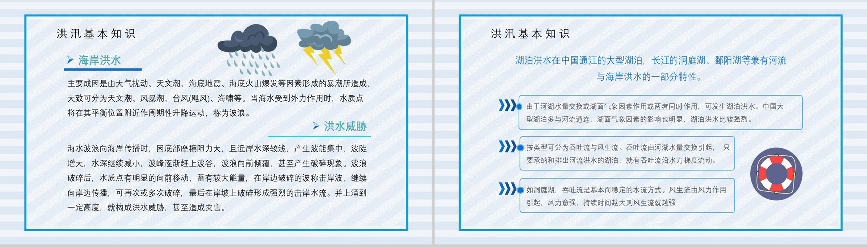 雨季防洪防汛基本知识应急演练方案洪汛预防措施培训学习PPT模板-4