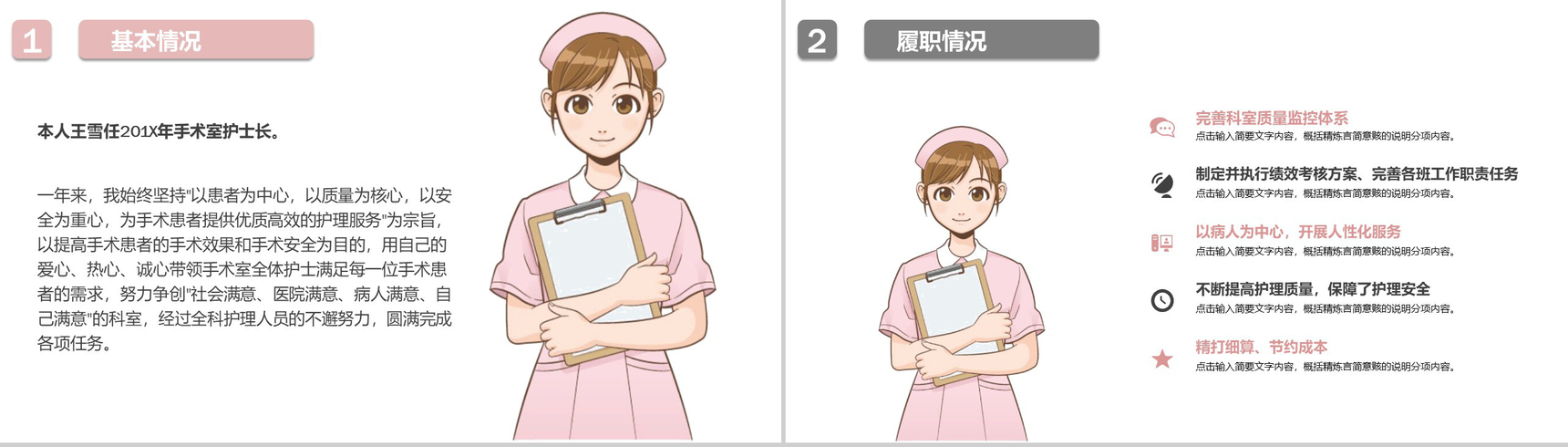 201X年手术科护士长述职报告工作汇报PPT模板-3