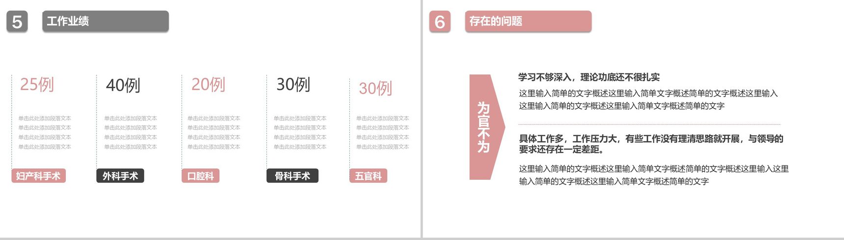 201X年手术科护士长述职报告工作汇报PPT模板-12
