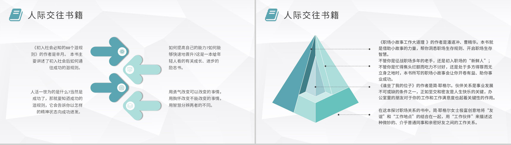 职场类好书推荐内容总结员工职场自我提升必备书籍简介PPT模板-13