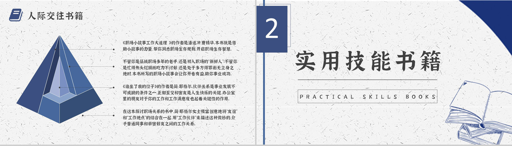 职场提升必备好书推荐职业实用技能学习书单介绍PPT模板-5
