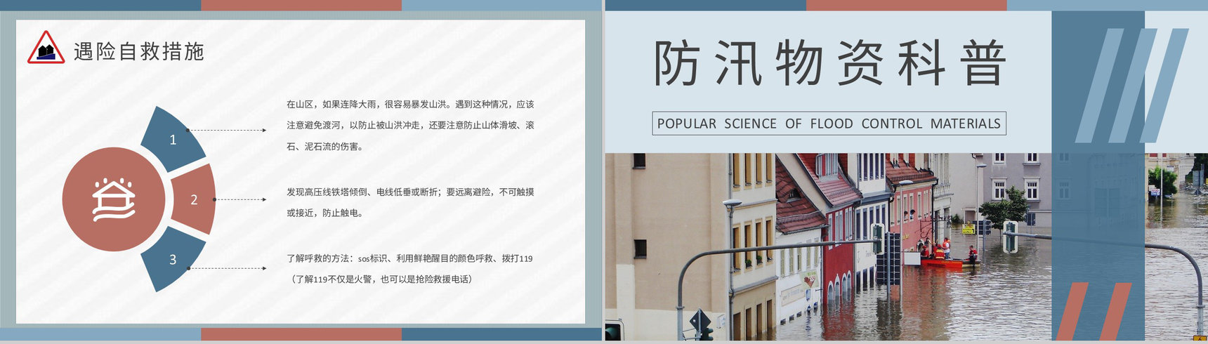 防洪防汛基本知识培训总结社区居民防汛物资科普讲座PPT模板-7