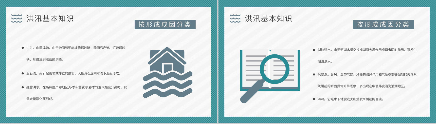 洪汛应急知识学习小区防洪防汛的措施和方法培训讲座PPT模板-5