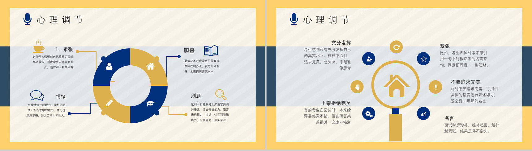 毕业生求职的自我心理调节技巧总结面试礼仪培训心得体会PPT模板-5