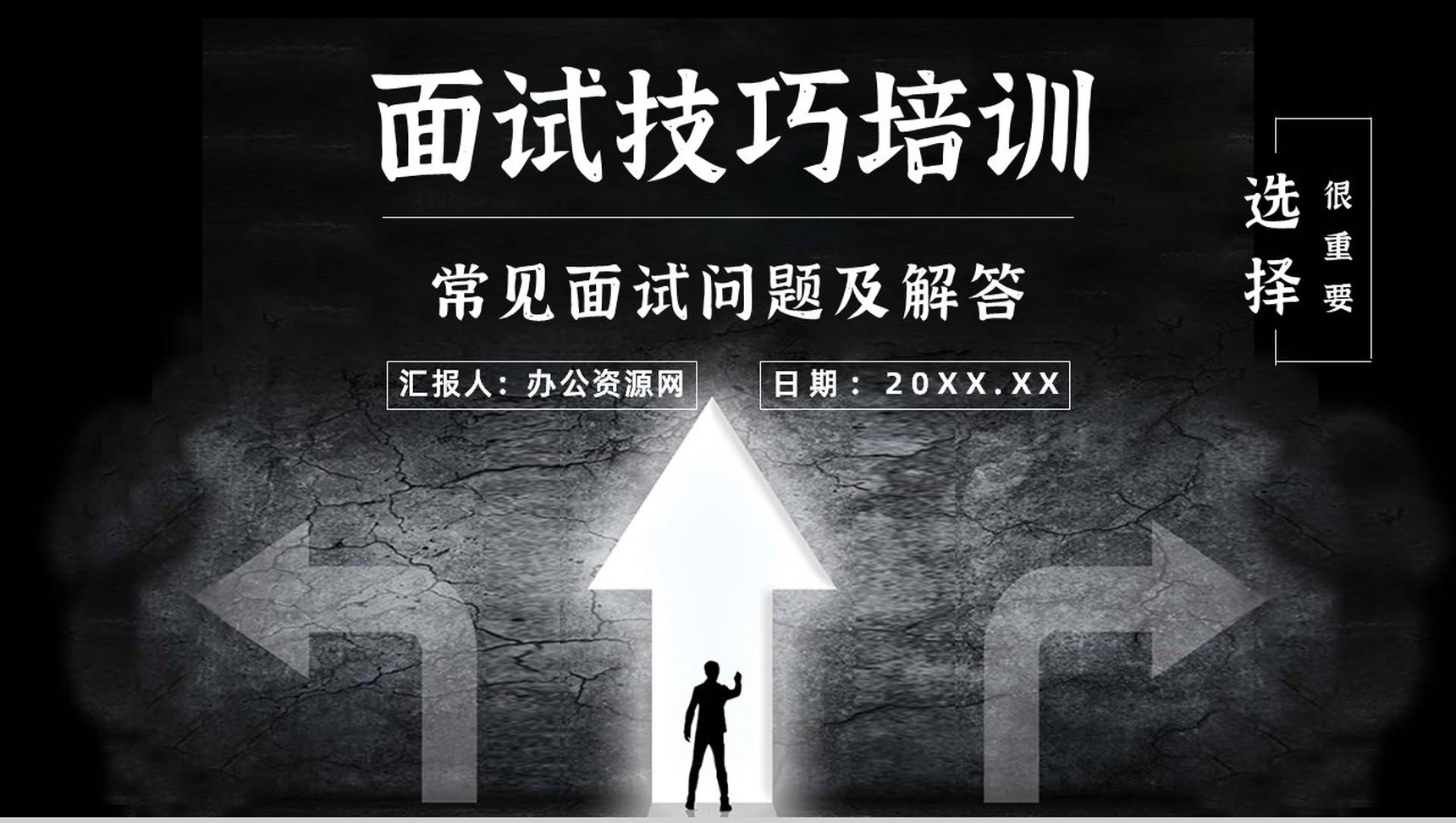 应届毕业生面试基本知识培训计划就业指导心得体会PPT模板-1
