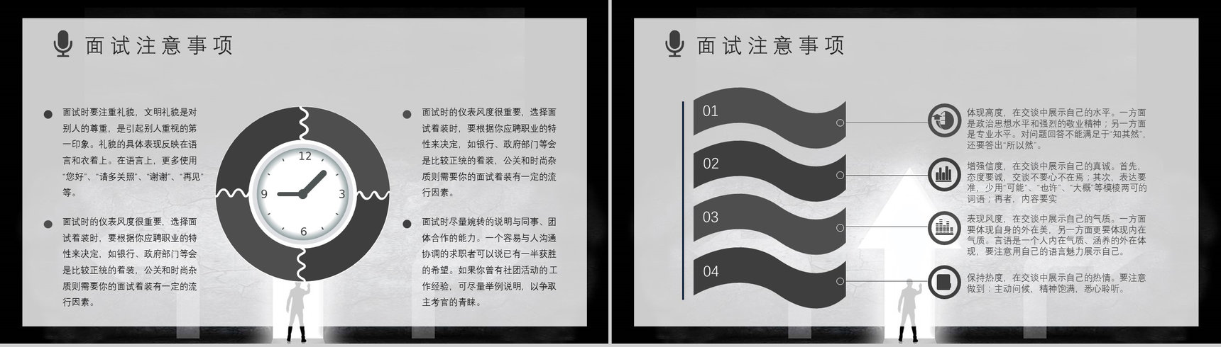 应届毕业生面试基本知识培训计划就业指导心得体会PPT模板-9