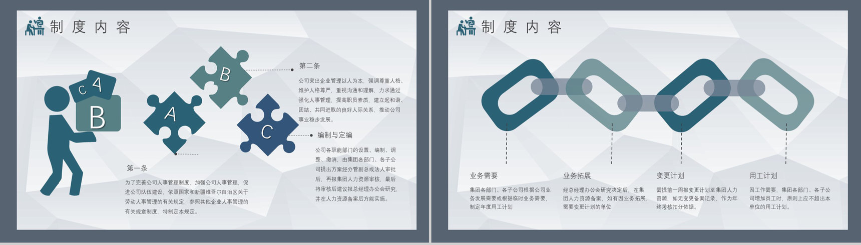 公司员工人事部门工作计划演讲管理制度培训学习方案PPT模板-5