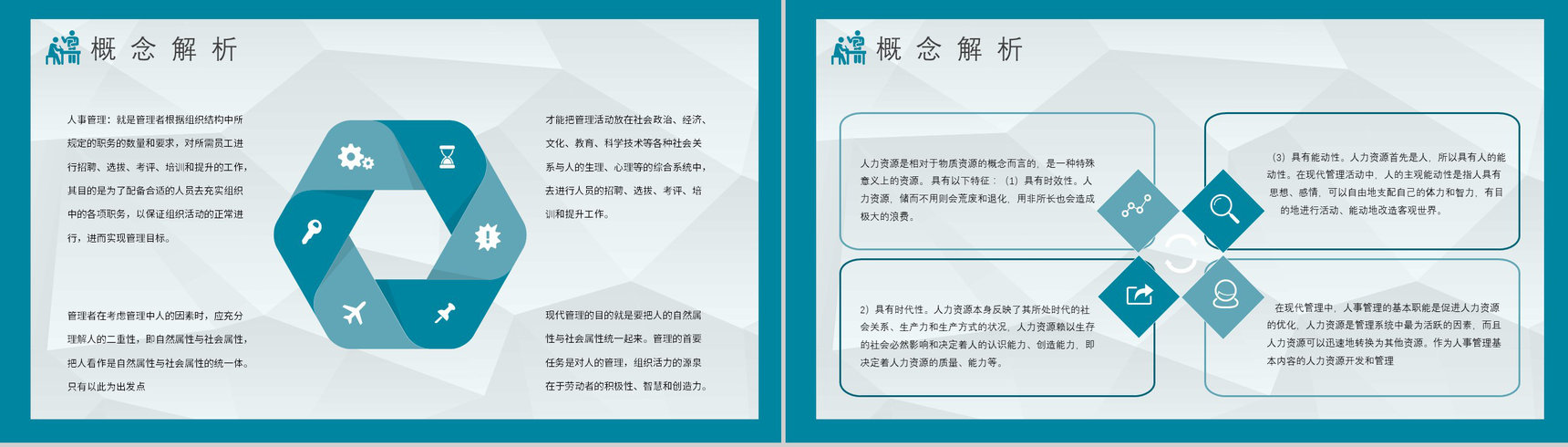 人事管理制度培训总结企业部门员工规章制度学习PPT模板-3