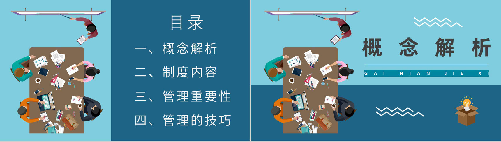 人事管理制度培训总结企业部门员工规章制度学习PPT模板-2