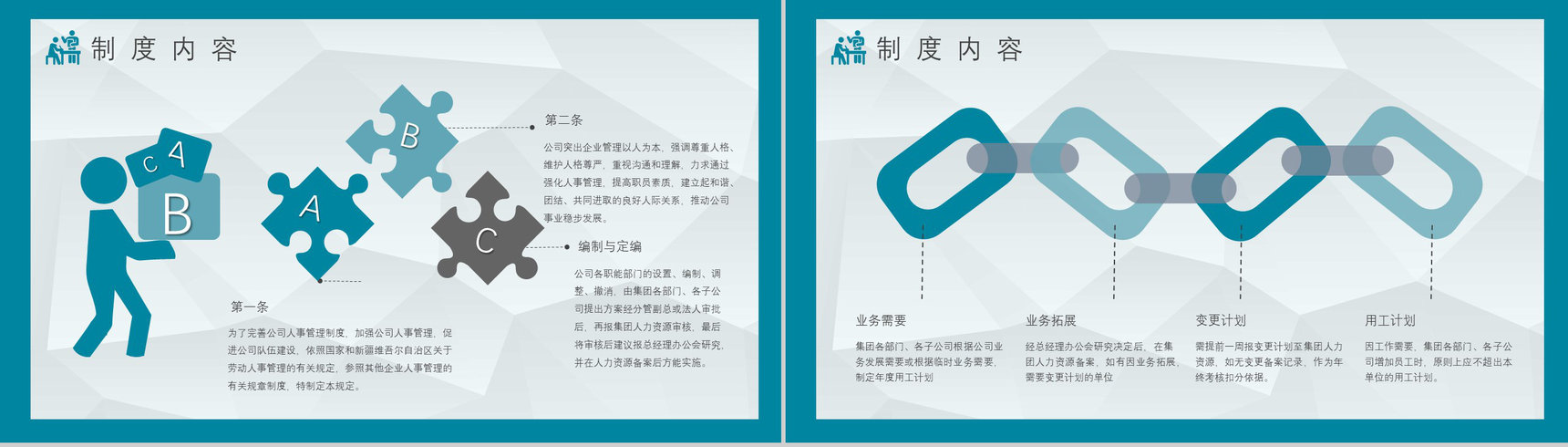 人事管理制度培训总结企业部门员工规章制度学习PPT模板-5