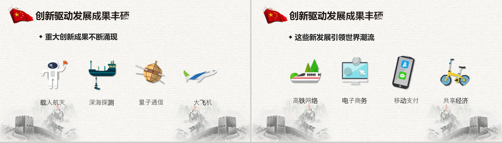 聚焦中国两会政府工作报告全文解读PPT模板-12
